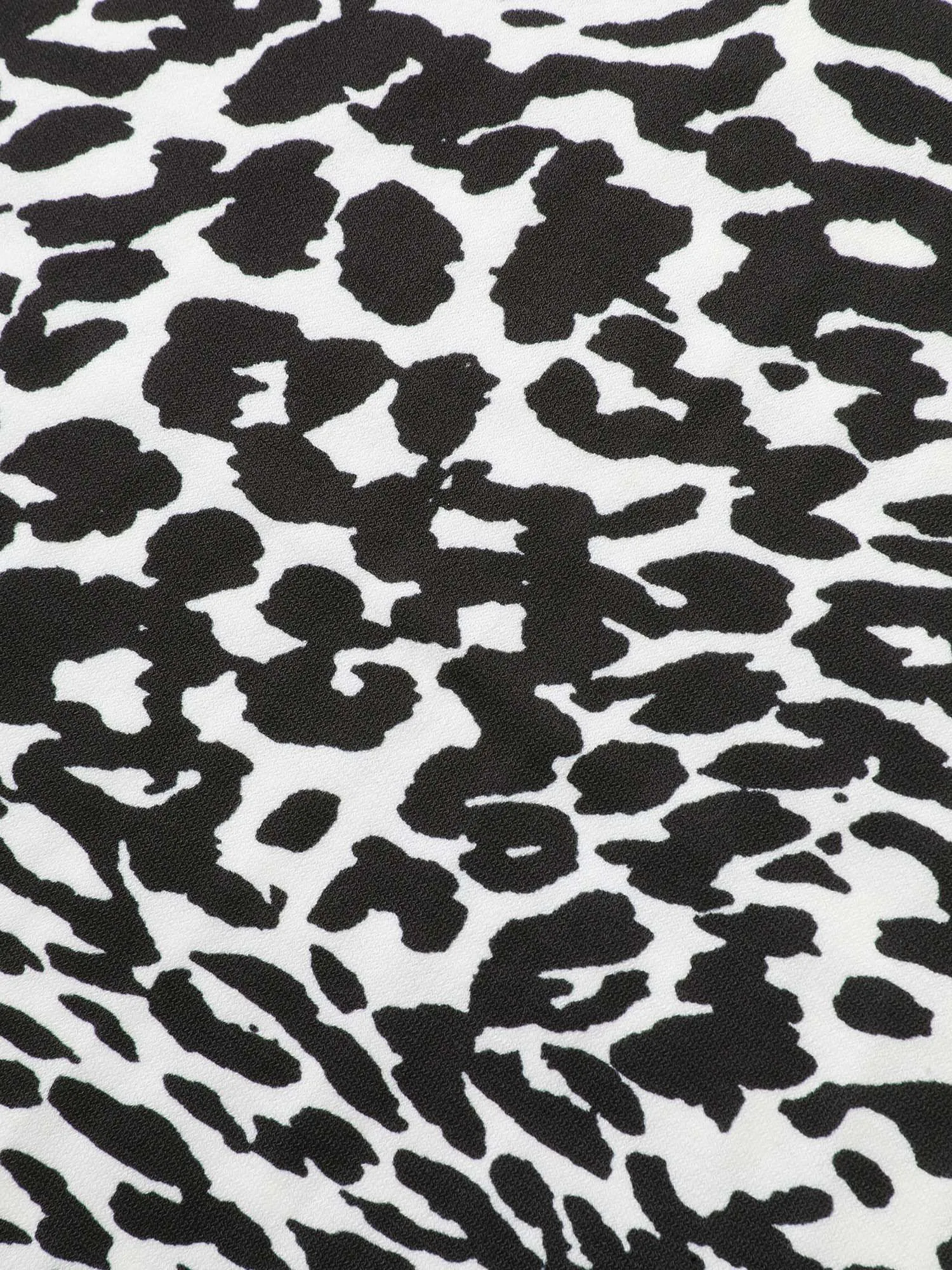 Leopard Print Tie Knot Backless T-shirt sold by Bloomchic product image thumbnail 5