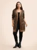 Leopard Print Patched Pocket Cardigan sold by Bloomchic