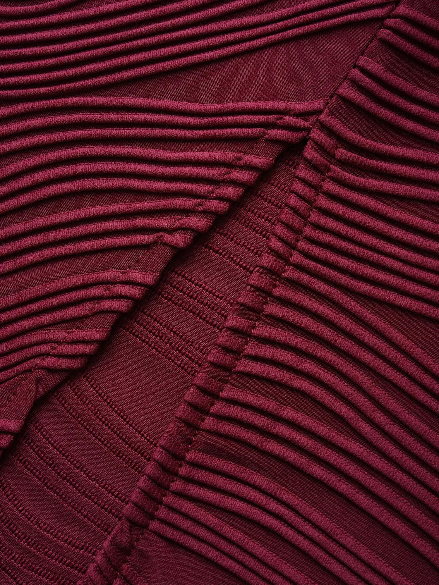 V Neck Split Hem Textured Dress sold by Bloomchic product image thumbnail 5