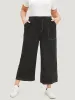 Plain Stitch Slant Pocket High Rise Pants sold by Bloomchic
