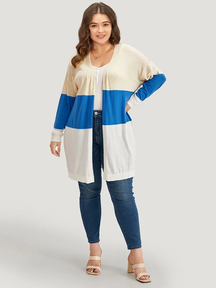 Supersoft Essentials Contrast Open Front Lightweight Cardigan sold by Bloomchic product image thumbnail 3