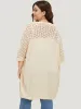 Solid Batwing Sleeve Cut Out Open Front Cardigan sold by Bloomchic