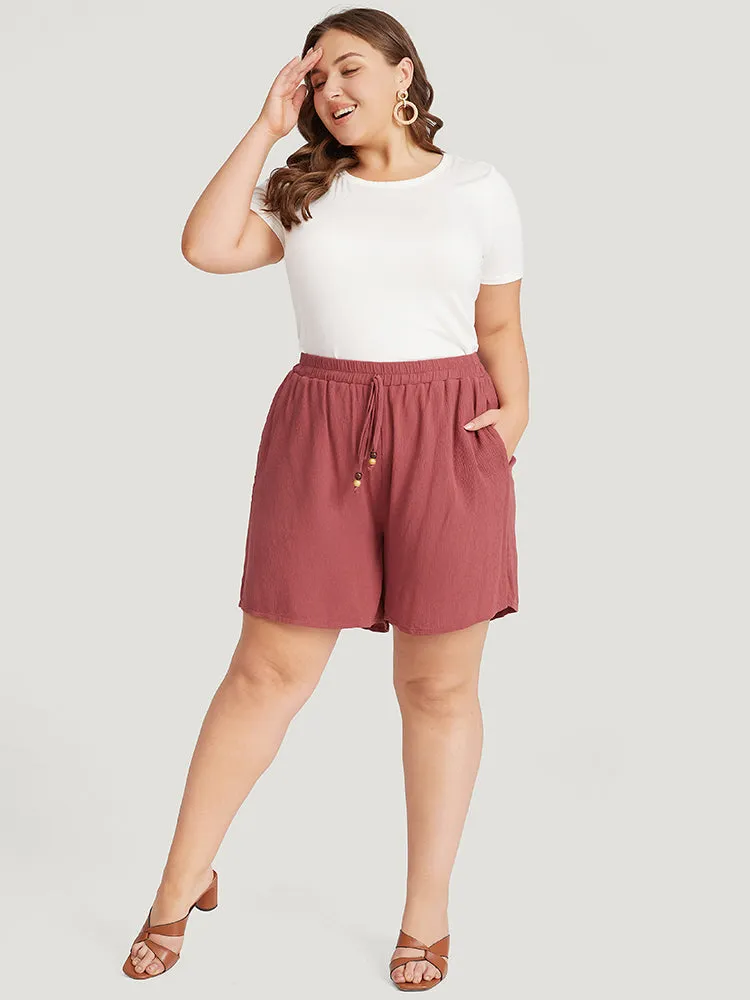 Plain Ties Pocket Beaded Detail Shorts sold by Bloomchic product image thumbnail 4