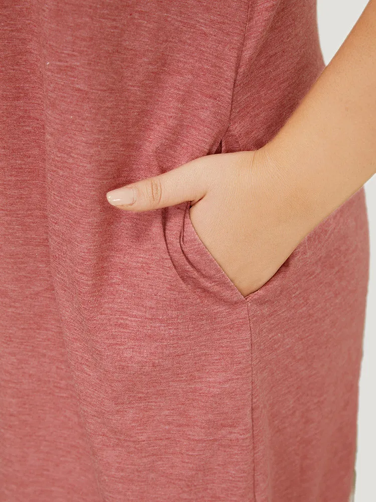 Plain Crochet Lace Pocket Heather Tank Night Dress sold by Bloomchic product image thumbnail 5