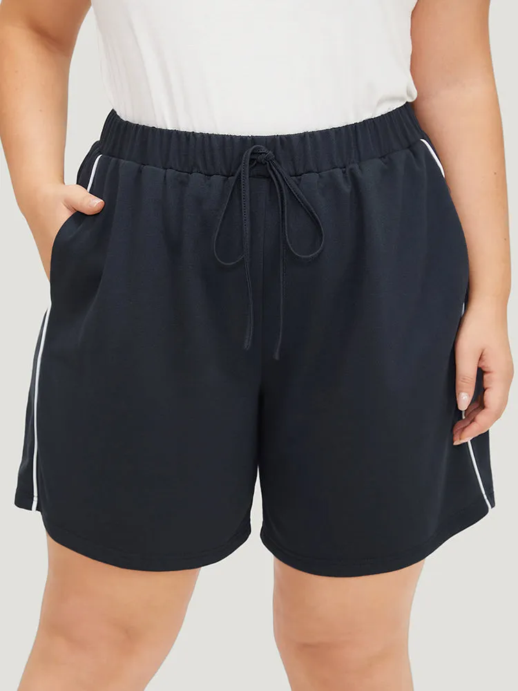 Plain Seam Detail Pocket Knotted Shorts sold by Bloomchic product image thumbnail 3