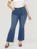 Flare Leg Very Stretchy Medium Wash Jeans sold by Bloomchic