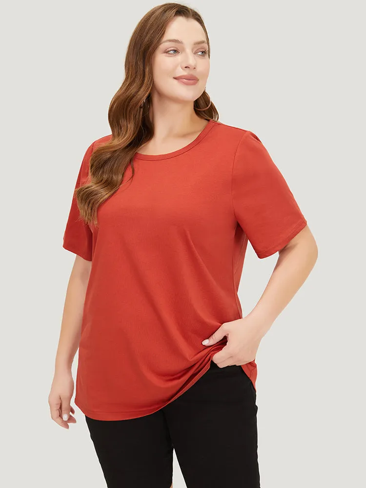 UltraCool Solid Regular Sleeve T-shirt sold by Bloomchic product image thumbnail 5