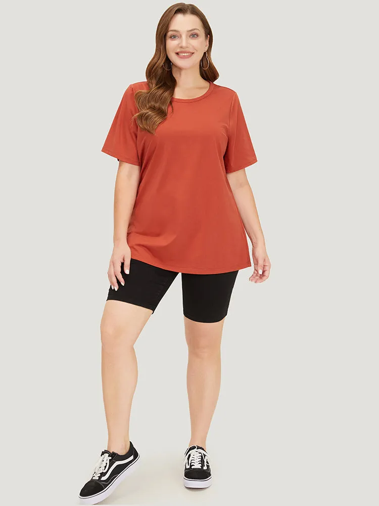 UltraCool Solid Regular Sleeve T-shirt sold by Bloomchic product image thumbnail 4