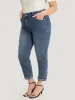 Very Stretchy High Rise Medium Wash Full Jeans sold by Bloomchic