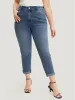 Very Stretchy High Rise Medium Wash Full Jeans sold by Bloomchic
