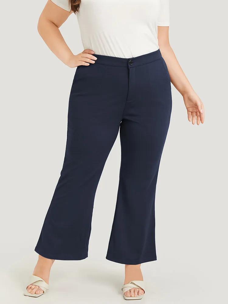 Solid Flare Leg Pocket Pants sold by Bloomchic product image thumbnail 2