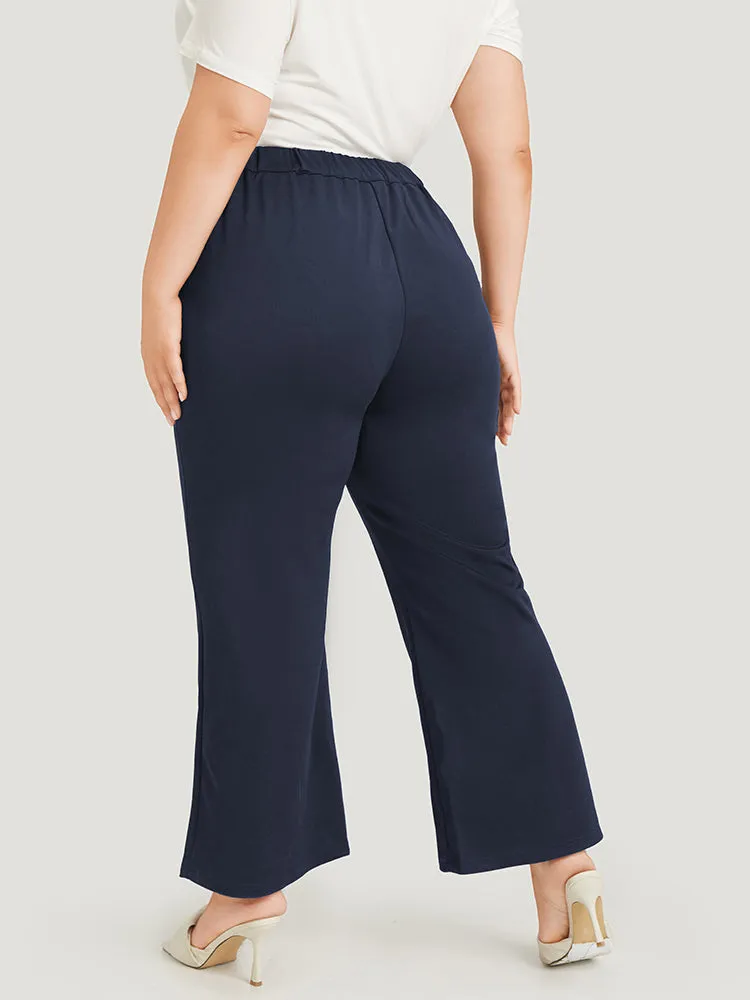 Solid Flare Leg Pocket Pants sold by Bloomchic product image thumbnail 5