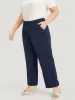 Plain Pleated High Rise Pocket Pants sold by Bloomchic
