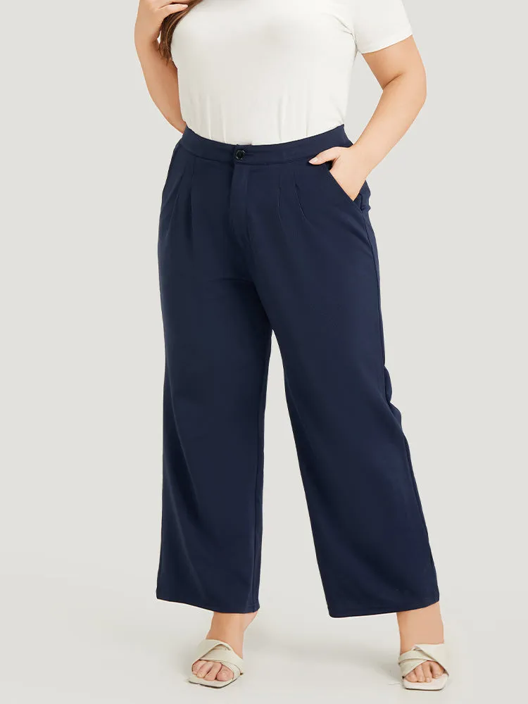 Plain Pleated High Rise Pocket Pants sold by Bloomchic product image thumbnail 3