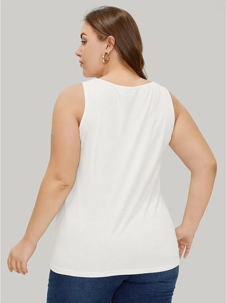 Figure Print Sleeveless Tank Top sold by Bloomchic product image thumbnail 5