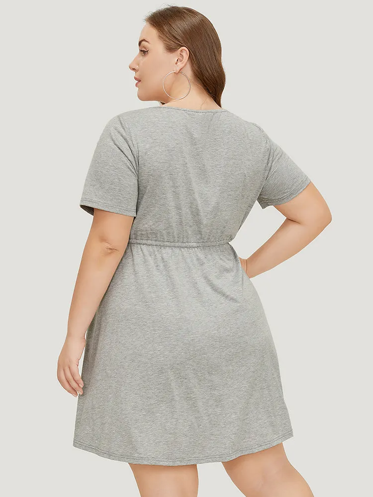 Car Print Drawstring Pocket Flutter Graphic Dress sold by Bloomchic product image thumbnail 4