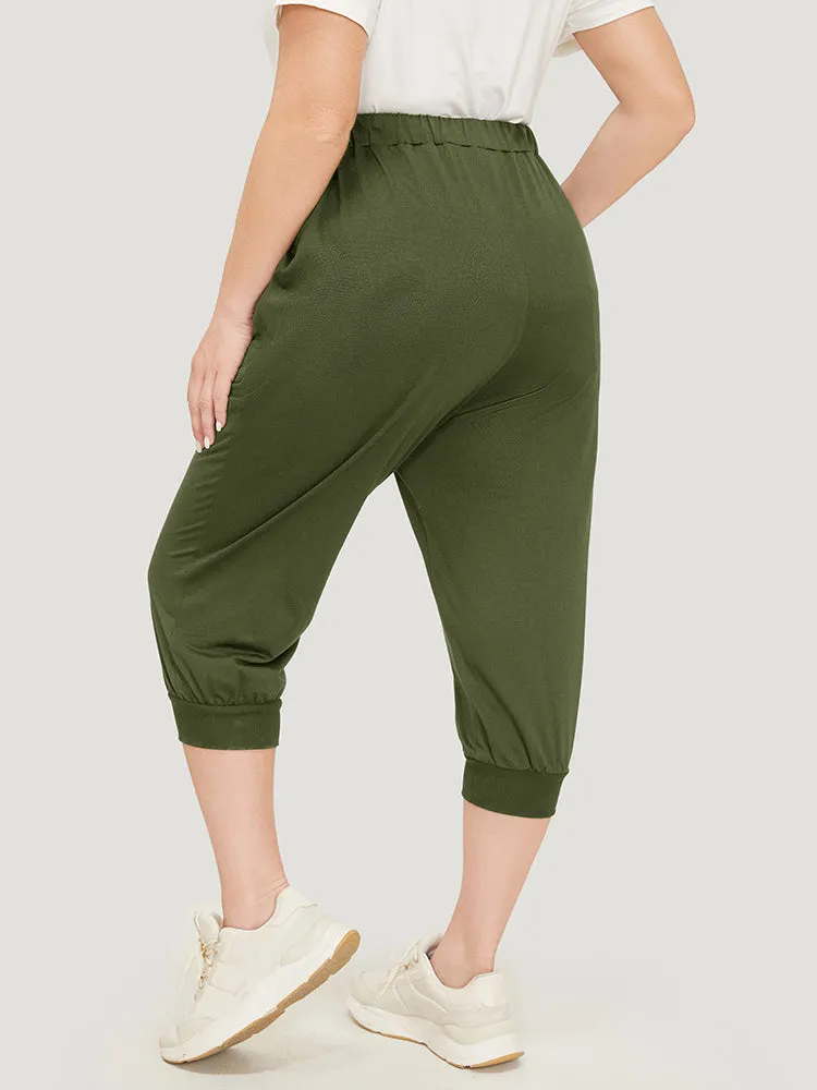 Solid Knot Front Pocket Carrot Pants sold by Bloomchic product image thumbnail 5