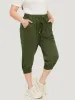 Solid Knot Front Pocket Carrot Pants sold by Bloomchic