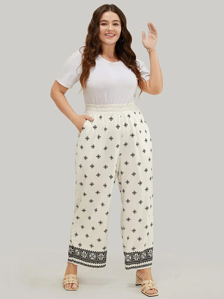 Bandana Print Pocket Paperbag Waist Pants sold by Bloomchic product image thumbnail 4