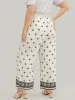 Bandana Print Pocket Paperbag Waist Pants sold by Bloomchic