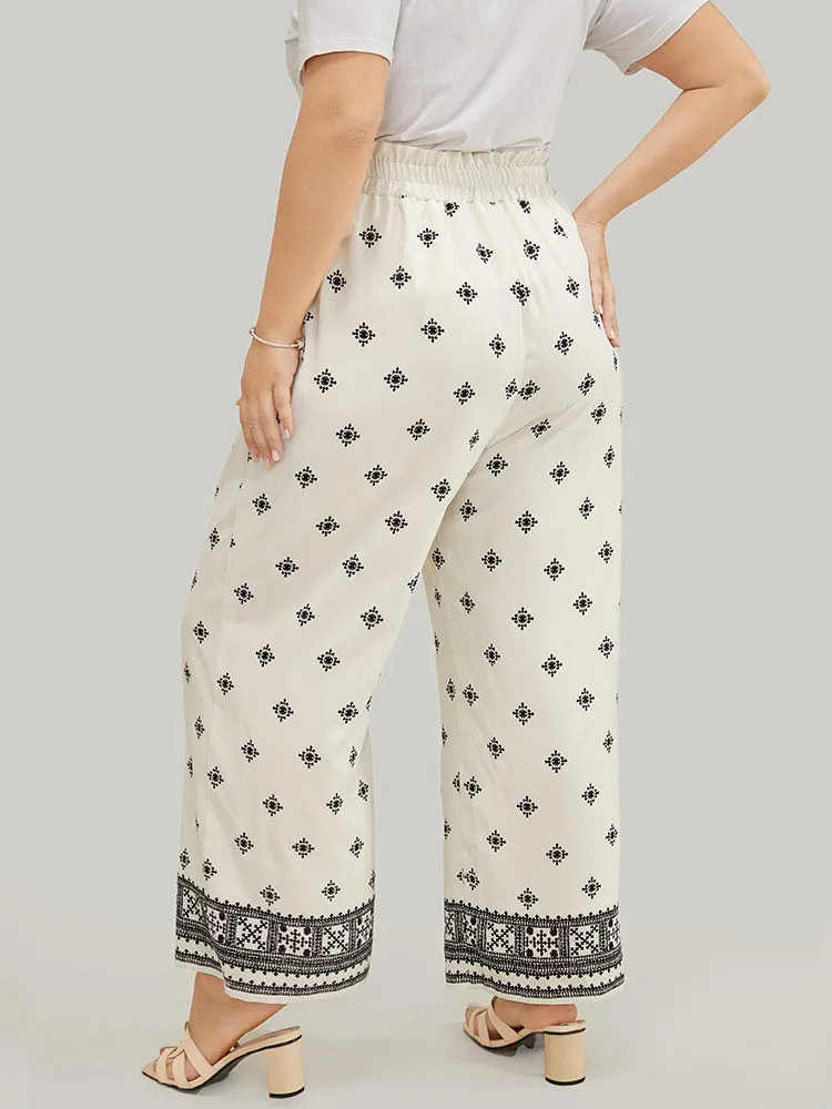 Bandana Print Pocket Paperbag Waist Pants sold by Bloomchic product image thumbnail 5