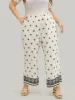 Bandana Print Pocket Paperbag Waist Pants sold by Bloomchic
