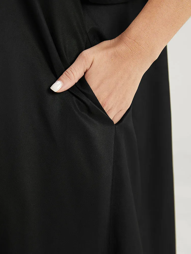 Colorblock Contrast Pocket Cold Shoulder Dress sold by Bloomchic product image thumbnail 5