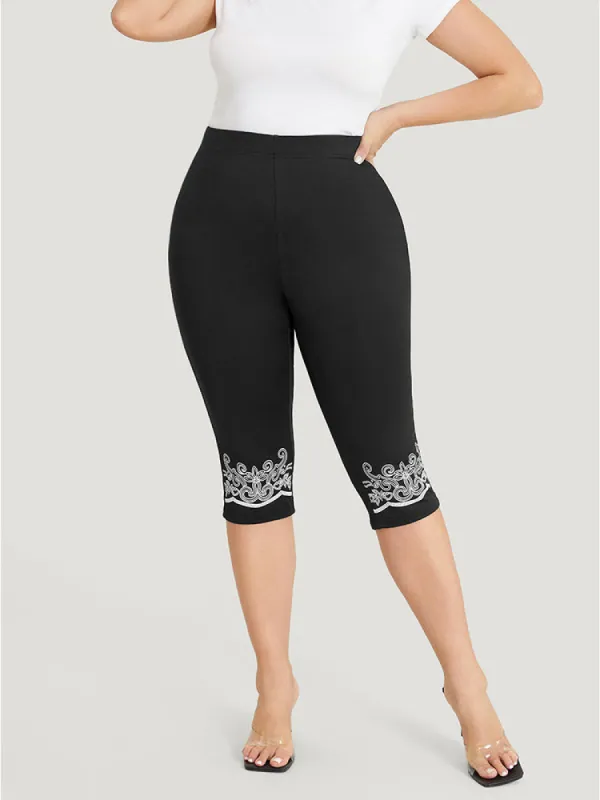 Bandana Print Skinny Knee Leggings sold by Bloomchic