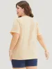 Floral Print Drop Shoulder Soft Graphic Tee sold by Bloomchic