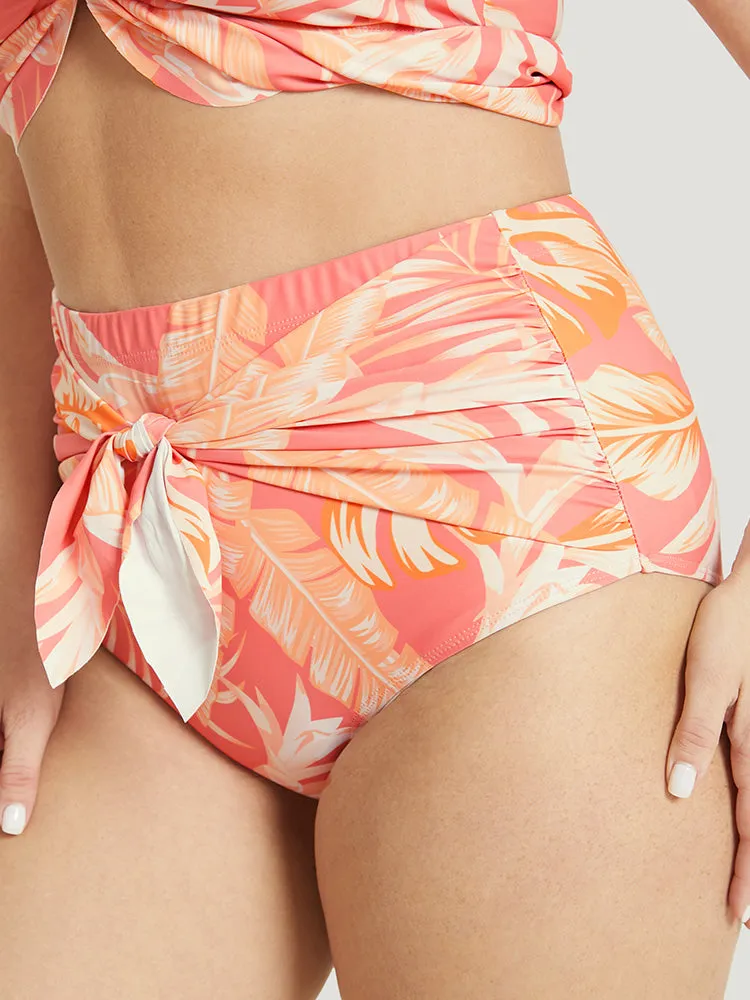 Plant Print Knotted Front Bikini Bottom sold by Bloomchic product image thumbnail 3