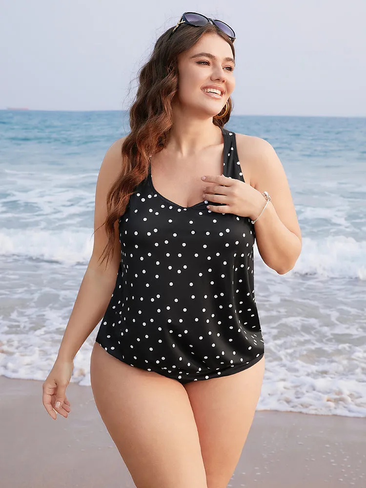 Polka Dot Sleeveless Tankini Top sold by Bloomchic product image thumbnail 5