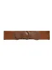 Crocodile Embossed Geo Buckle Elastic Belt sold by Bloomchic