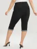 Slightly Stretchy High Rise Dark Wash Roll Hem Knee Denim Shorts sold by Bloomchic