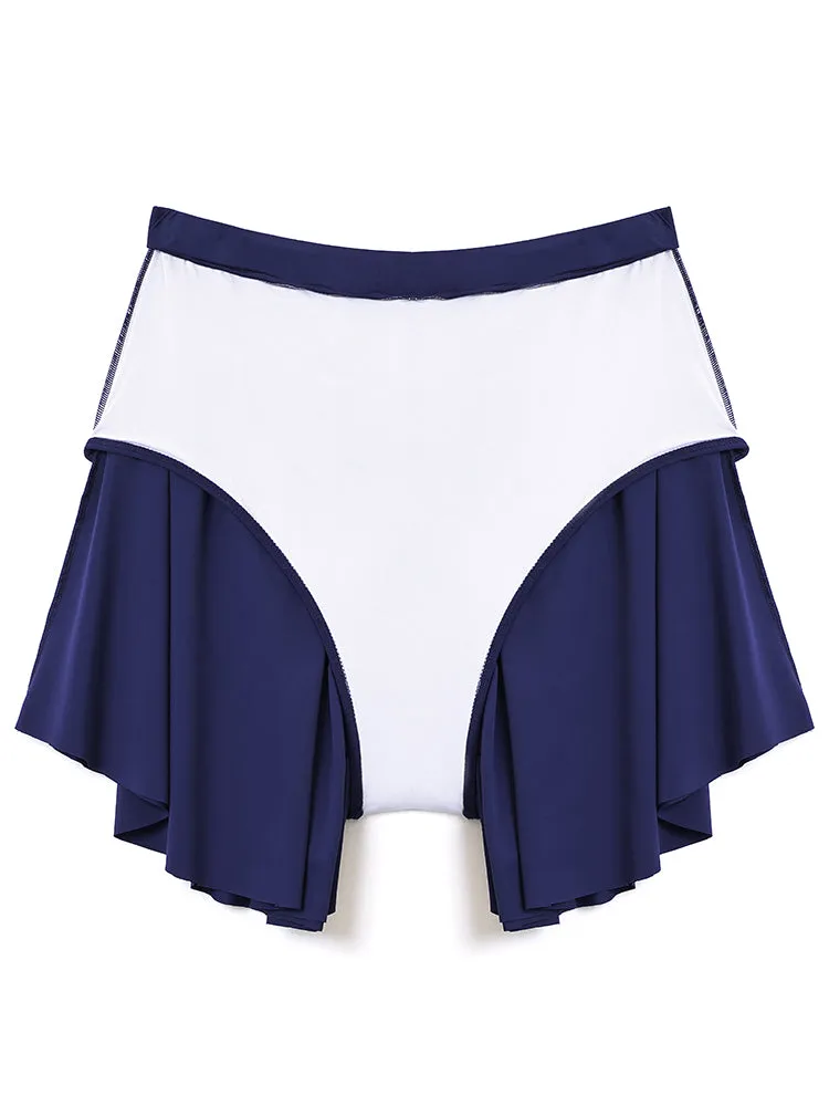 Plain Loose High Waist Swim Shorts sold by Bloomchic product image thumbnail 2
