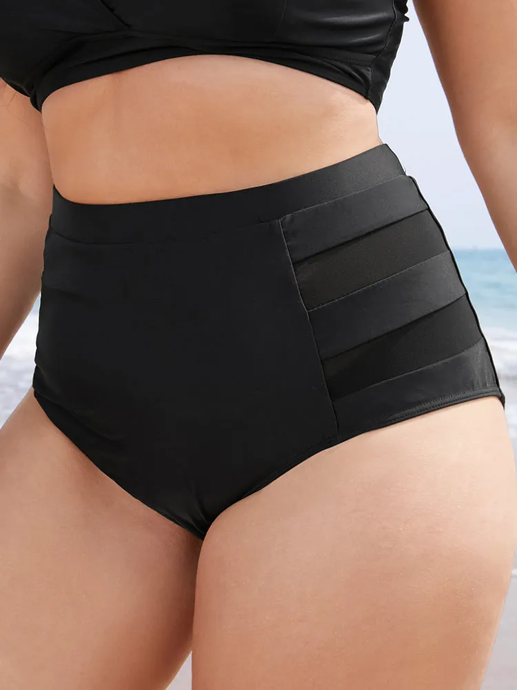 Plain Mesh Insert Swim Bottom sold by Bloomchic product image thumbnail 3