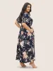 Bloom Dress - Flutter Sleeve Ditsy Floral Pocket Split Maxi Dress sold by Bloomchic