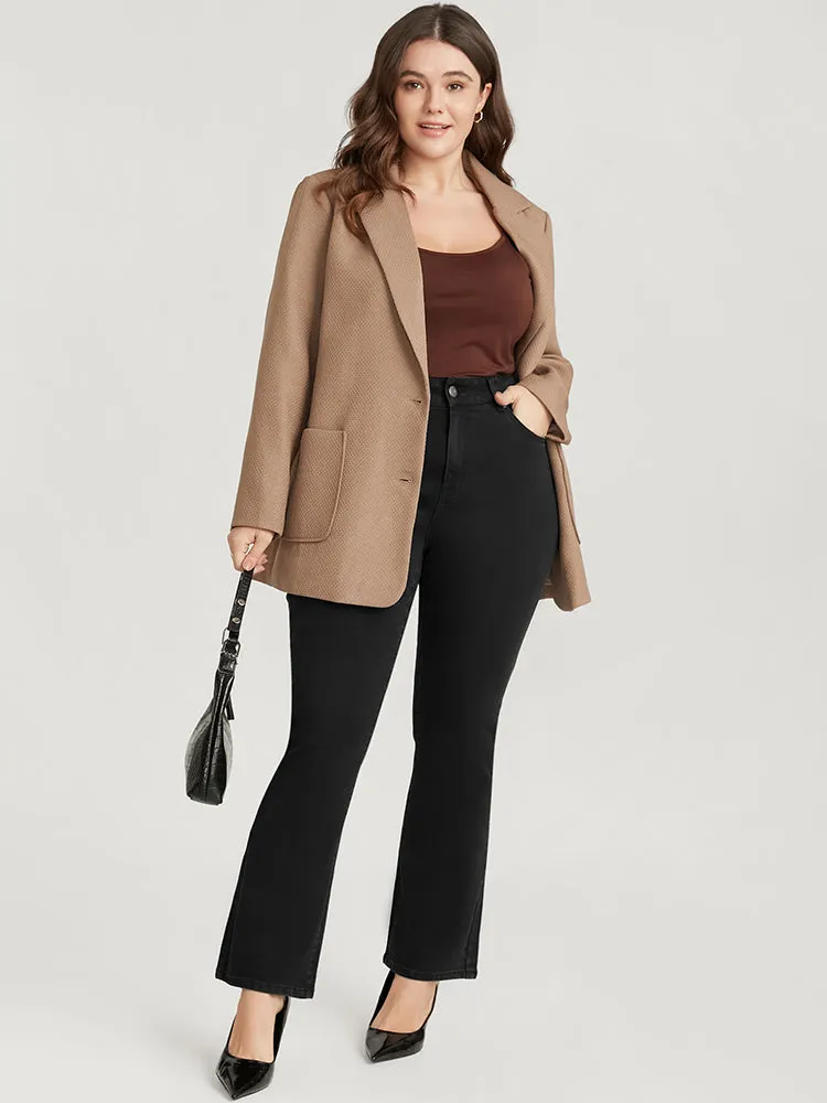 Bootcut Slightly Stretchy High Rise Black Wash Jeans sold by Bloomchic product image thumbnail 3