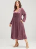 Solid Button Detail Pocket Rib Knit Flutter Dress sold by Bloomchic