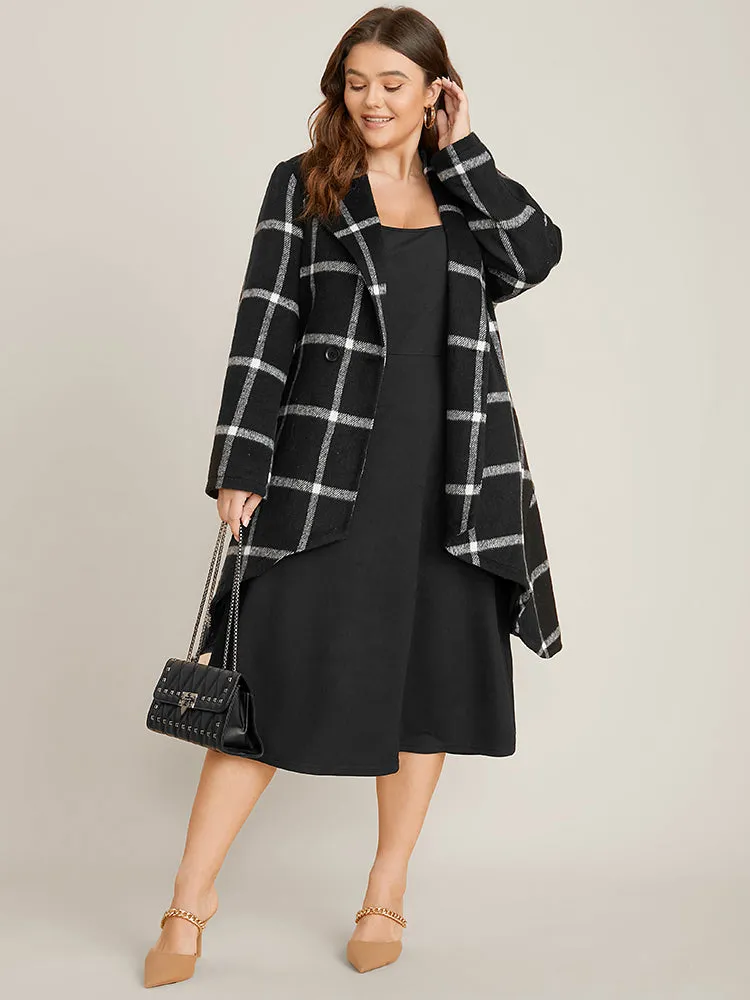 Solid Square Neck Pocket Rib Knit Midi Dress sold by Bloomchic product image thumbnail 4