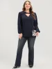 Solid Lantern Sleeve Cut Out Blouse sold by Bloomchic