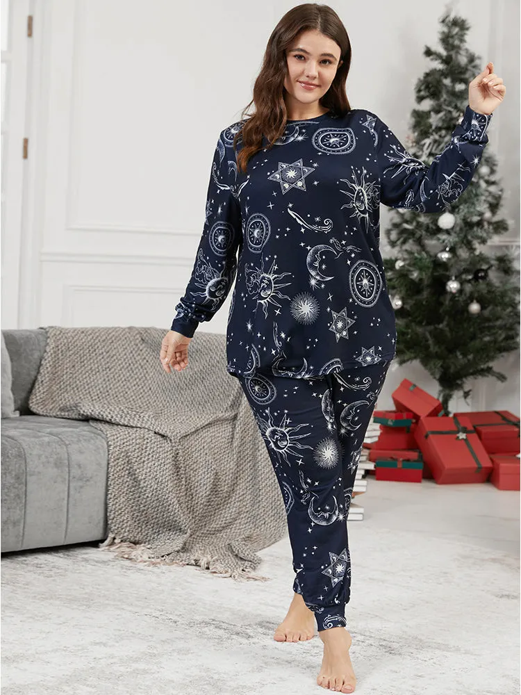 Moon And Star Round Neck Sleep Top sold by Bloomchic product image thumbnail 3