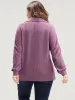 Solid Polo Neck Rib Knit Long Tee sold by Bloomchic