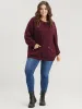 Solid Zipper Pocket Drop Shoulder Sweatshirt sold by Bloomchic