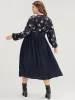 Floral Print Wrap Pocket Belted Split Dress sold by Bloomchic