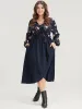Floral Print Wrap Pocket Belted Split Dress sold by Bloomchic