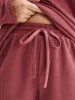 Solid Ties Waffle Knit Pajama Set sold by Bloomchic