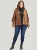 Solid Fringe Trim Open Front Coat sold by Bloomchic