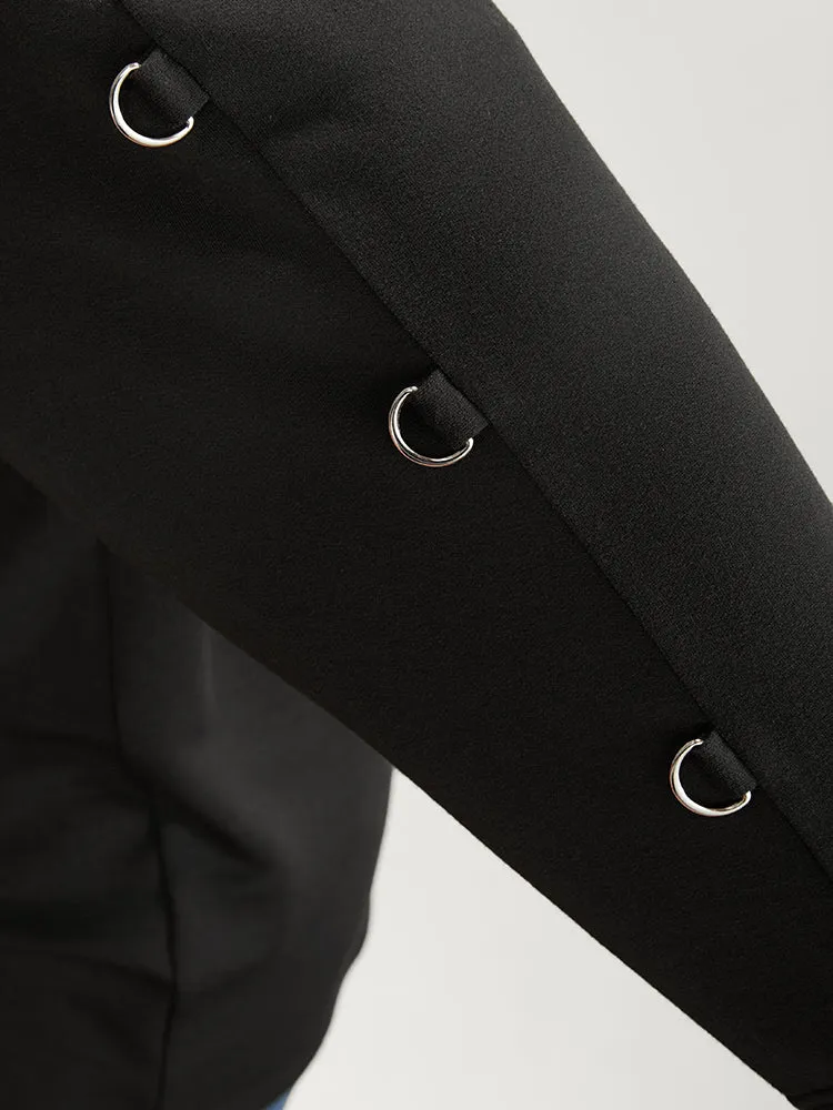 Halloween Skull Print Cold Shoulder Sweatshirt sold by Bloomchic product image thumbnail 5