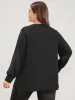 Halloween Print Round Neck Drop Shoulder Sweatshirt sold by Bloomchic