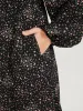 Ditsy Floral Lantern Sleeve Pocket Split Backless Midi Dress sold by Bloomchic
